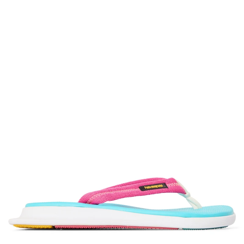 Image of Havaianas Womens Tradi Zori Flip Flops Zori Blue female 8