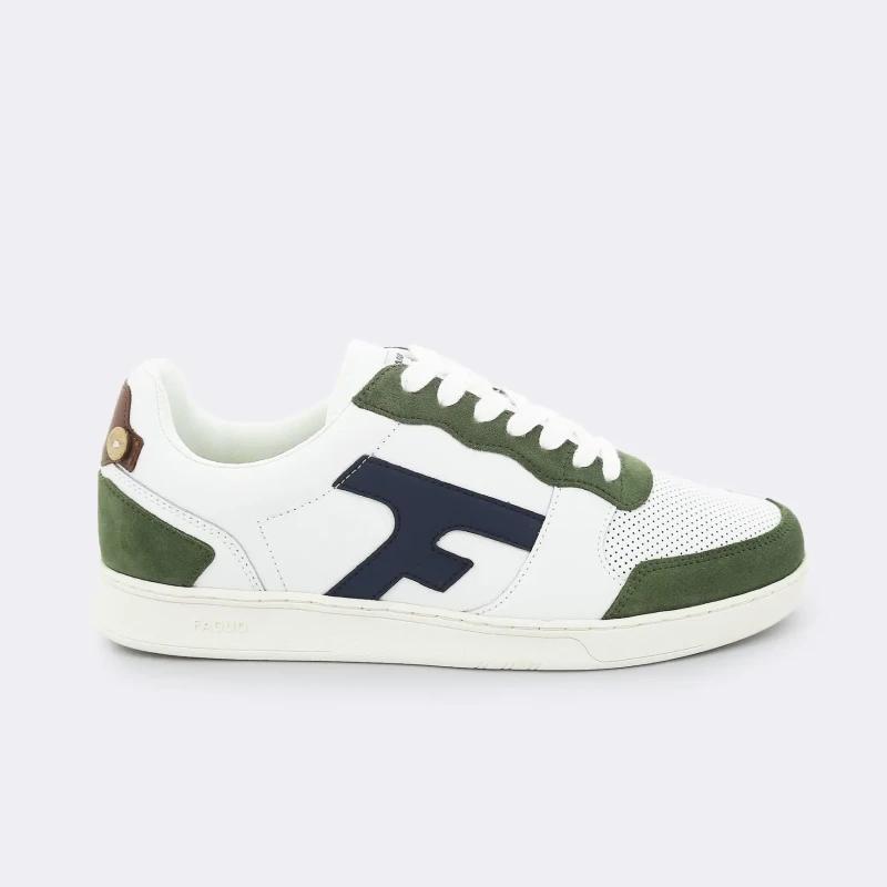 Image of Faguo Trainers Faguo hazel leather suede Blanc Unisex 40
