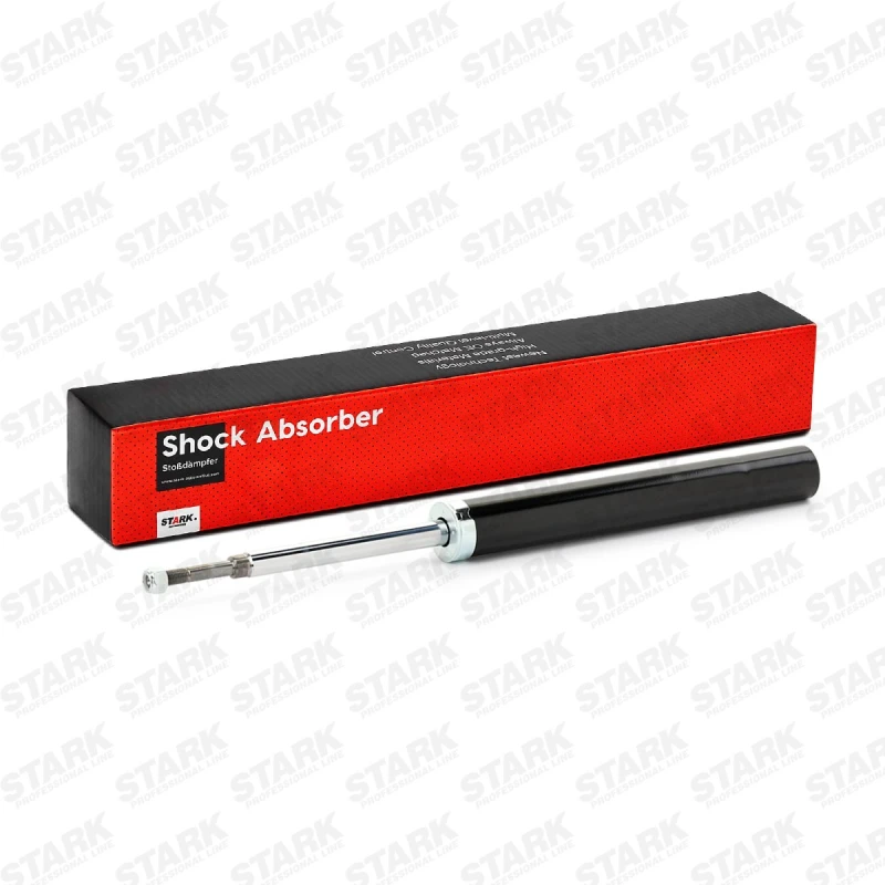 Image of STARK SKSA-0131024 Shock absorber Rear Axle, Gas Pressure, Twin-Tube, Suspension Strut, Bottom Plate Shock Absorber (854)