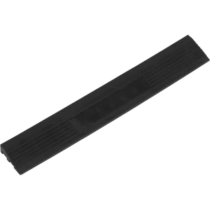 Image of Sealey Anti Slip Polypropylene Male Edging Tile Black 400mm 60mm Pack of 6