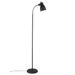 Image of Adrian Task Floor Lamp Black, E27