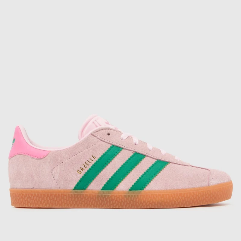 Image of adidas pale pink gazelle Girls Youth trainers Pale Pink UK 4 (EU 36?)
