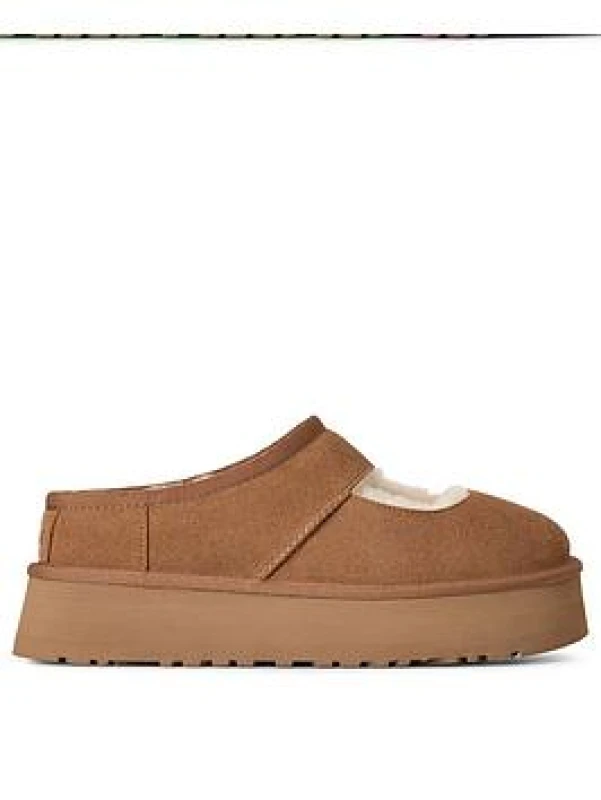 Image of UGG Bea Mary Jane Slippers - Brown Brown 5