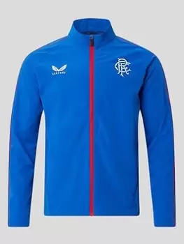 Image of Castore Rangers 22/23 Anthem Jacket - Blue Size XL, Men