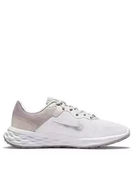 image of Nike Revolution 6 Premium - White/Pink, Size 3, Women