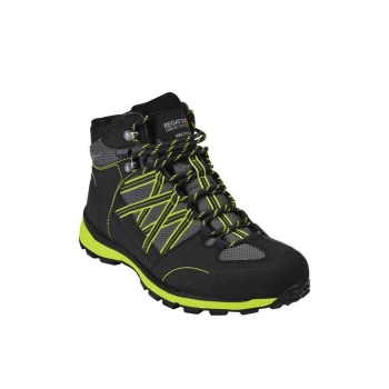 Image of Regatta Samaris Mid II Waterproof & Breathable Walking Boo - Blk/ElecLime