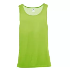 Image of SOLS Unisex Jamaica Sleeveless Tank / Vest Top (XS) (Neon Green)