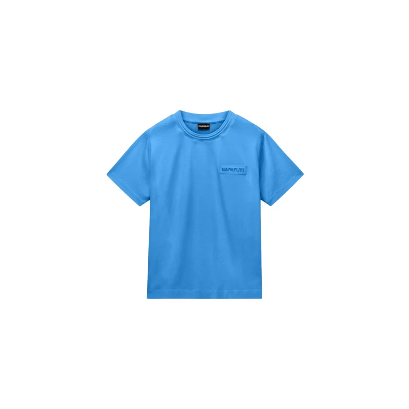 Image of Womens T-Shirt Napapijri Clarao Bleu Female XS