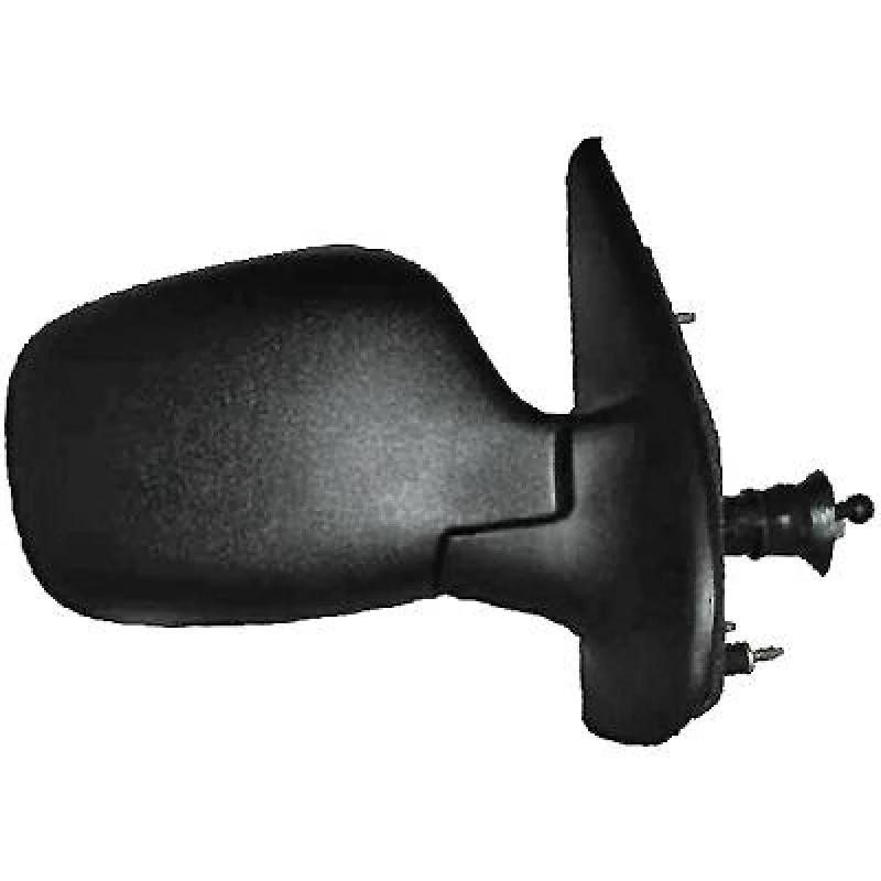 Image of DIEDERICHS 4413624 Wing mirror Right, black, Control: cable pull, Grained Outside Mirror (50)