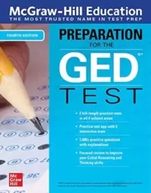 Image of McGraw-Hill Education Preparation for the GED Test, Fourth Edition