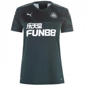 image of Puma Newcastle United Away Shirt 2019 2020 Ladies - Green/Black