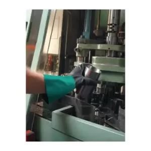 Image of Chemiehandschuh Alpha-Tec 58-530W Gr.10 grun/grau EN 388.EN 374.EN 1149 Kat.III