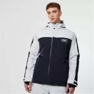 Jack Wills Zip Ski Jacket - Black