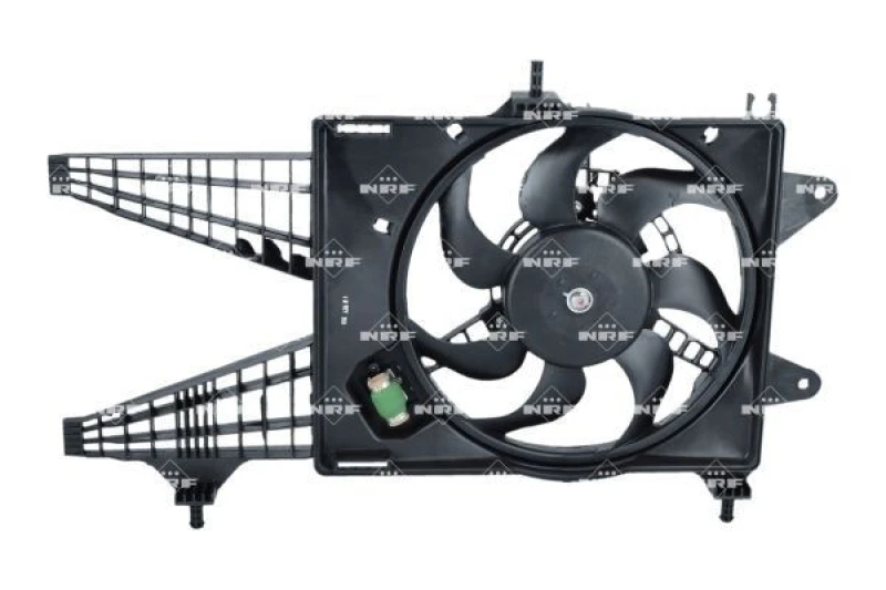 Image of NRF 47963 Cooling Fan with radiator fan shroud Fan,radiator (508)