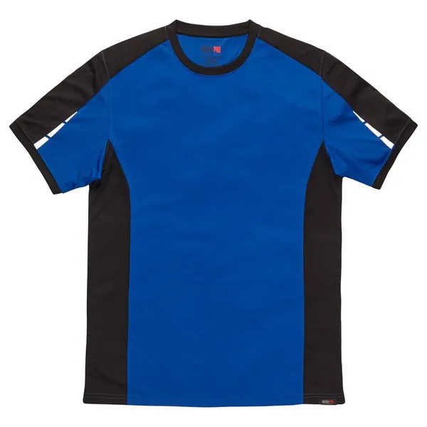 Image of Dickies Mens Pro T Shirt DP1002RBBM Colour: Royal Blue / Black