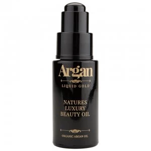 image of Argan Liquid Gold Natures Luxury Beauty Oil 30ml