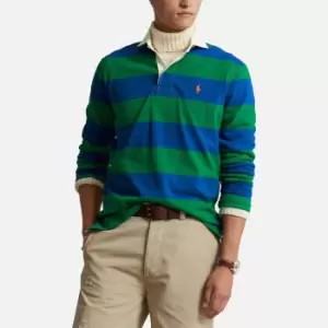 Image of Polo Ralph Lauren Striped Cotton Rugby Shirt - XL
