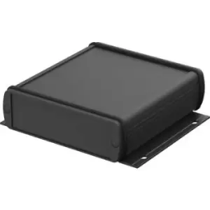 Image of Bopla ABPH 1000-0100 WL ALUBOS_SET 84310100.HMT1 Treaded casing 140 x 125 x 35 Aluminium Black (RAL 9005)