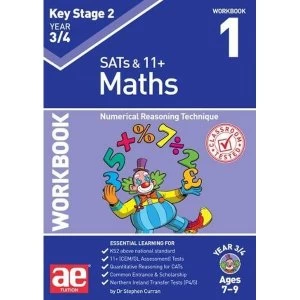 Image of KS2 Maths Year 3/4 Workbook 1 Numerical Reasoning Technique Paperback / softback 2018