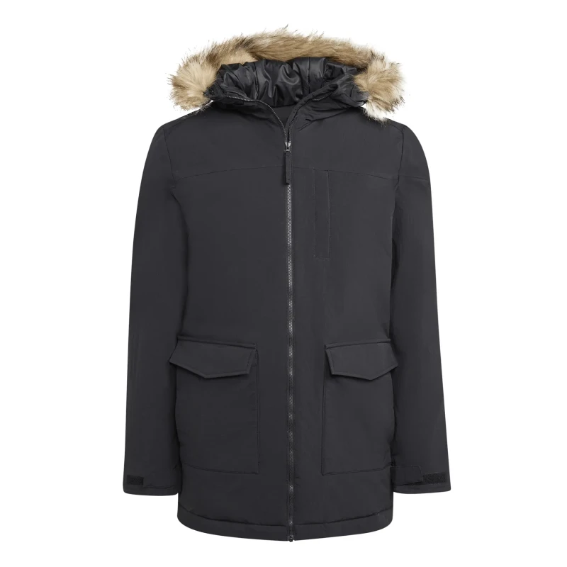 Image of Adidas Hooded parka adidas Paveric Climawarm Noir Male XL