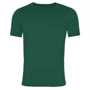 Image of AWDis Mens Washed T Shirt (Extra Small) (Washed Burgundy)