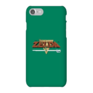 Image of Nintendo The Legend Of Zelda Retro Logo Phone Case - iPhone 7 - Snap Case - Gloss