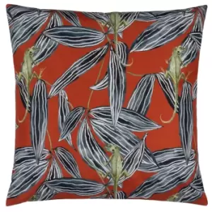 Image of Ebon Wilds Zuri Outdoor Cushion Cinnamon, Cinnamon / 43 x 43cm / Polyester Filled