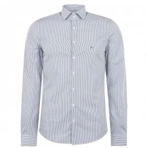 Image of Calvin Klein Calvin Slim Fit Striped Shirt - Navy C48