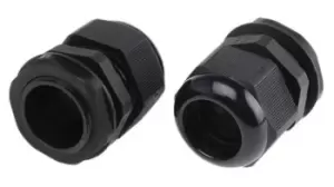 image of HellermannTyton NGM M32 Cable Gland With Locknut, Nylon, IP68