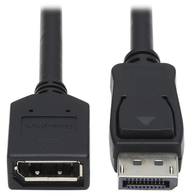 Image of Tripp Lite Tripp Lite P579-015 DisplayPort Extension Cable with Latch, 4K @ 60 Hz, HDCP 2.2 (M/F), 15 ft. (4.57 m) P579-015