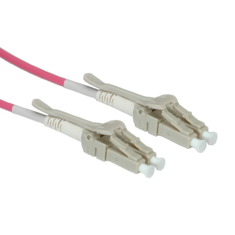 Image of ROLINE OM4. LC/LC. 10m fibre optic cable Grey