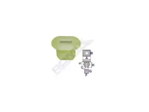 Image of ROMIX Clip, trim-/protection strip C60104 PEUGEOT,CITROEN,DACIA,206 Schragheck (2A/C),206 CC (2D),207 (WA_, WC_),207 CC (WD_),207 SW (WK_)