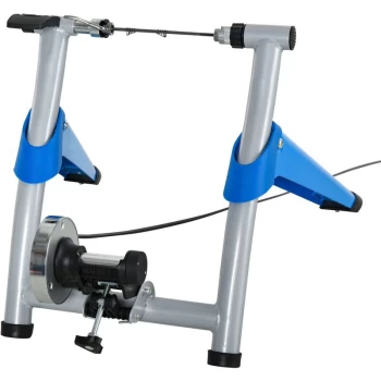 Image of Homcom - Indoor Bicycle Trainer Workout Stand Steel Frame 8 Level Magnetic Resistance Home Exercise Training for 650C, 700C or 26'-29' Bike Tyres