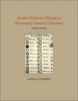 Image of Student solutions manual to accompany general chemistry by Carole H McQuarrie