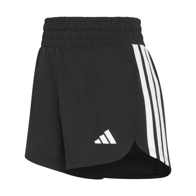 Image of Womens high waist shorts adidas Pacer Workout Noir Female XS 5"