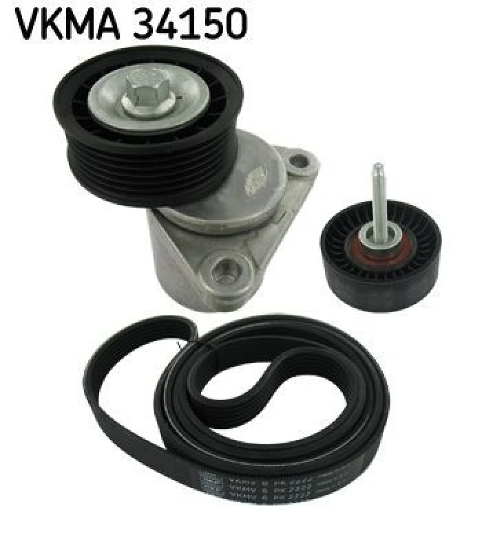 Image of SKF V-Ribbed Belt Set SKF VKMA 34150