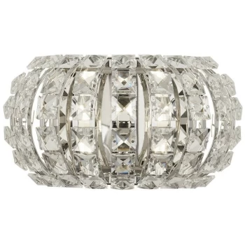 Image of Searchlight MARILYN - 2 Light Chrome Wall Light with Crystal Glass