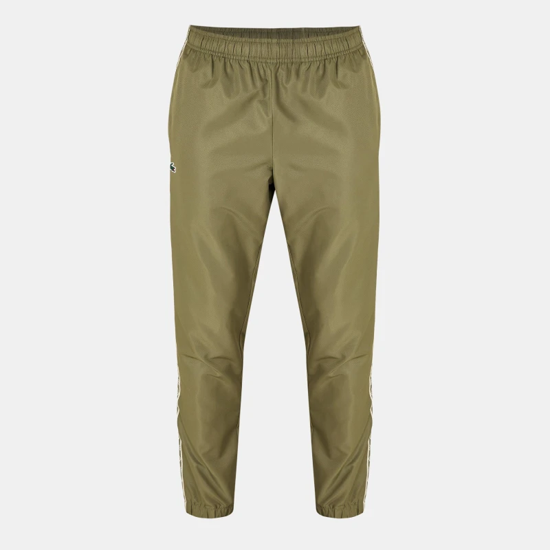 Image of Lacoste Mens Tapered Closed Cuff Fleece Joggers Khaki male XS