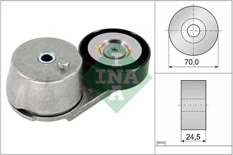 Image of Tensioner Lever, v-ribbed belt INA 534 0704 10