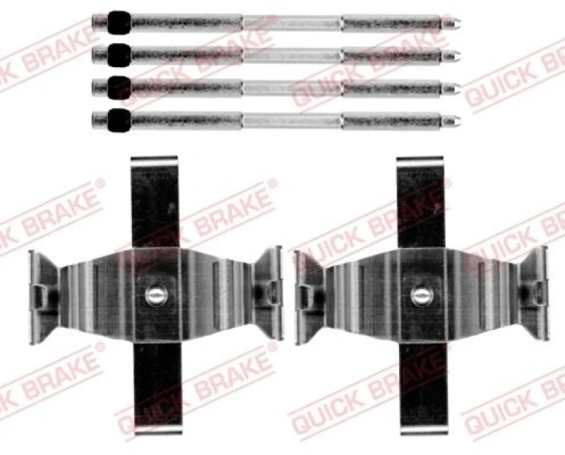 Image of QUICK BRAKE Brake pad fitting kit QUICK BRAKE 109-0205