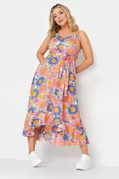 Image of Frill Hem Midaxi Dress