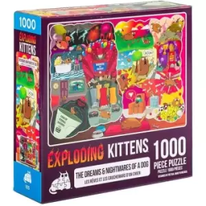 Image of Dreams and Nightmares of a Dog Jigsaw Puzzle - 1000 Pieces