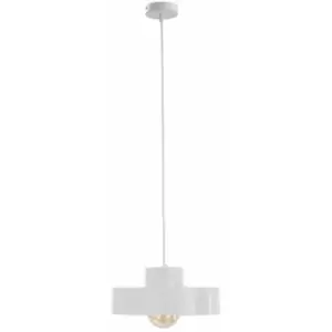 Keter Lighting - Keter Iglo Dome Pendant Ceiling Light White, 30cm, 1x E27