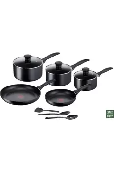 Image of Induction 8 Piece Pan Set Black