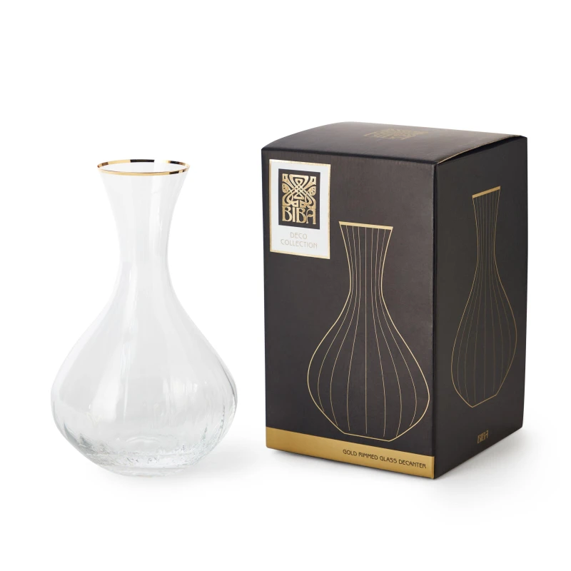 Image of Biba Biba Deco Carafe - Clear Clear One Size