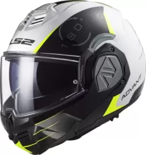 Image of LS2 FF906 Advant Codex Helmet, black-white, Size 2XL, black-white, Size 2XL