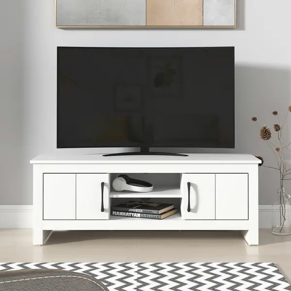 GFW Appledore Small TV Unit White