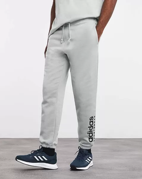 Image of adidas All SZN Pants - Silver, Size L, Men