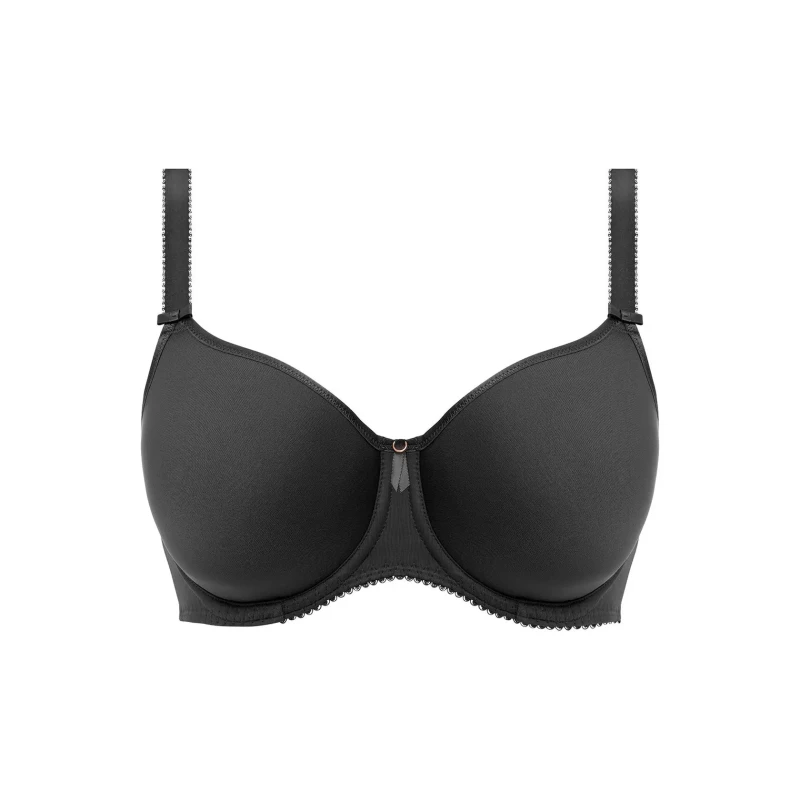 Image of Fantasie Womens Rebecca Essentials Moulded Spacer Bra in Black Size: 38D Black Female 38D