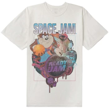 Image of Space Jam 2 - Ready 2 Jam Unisex Large T-Shirt - White